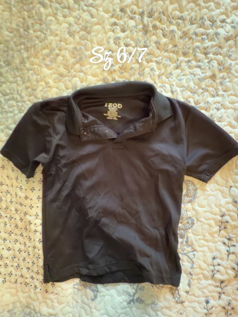 Little boy Izod collared shirt